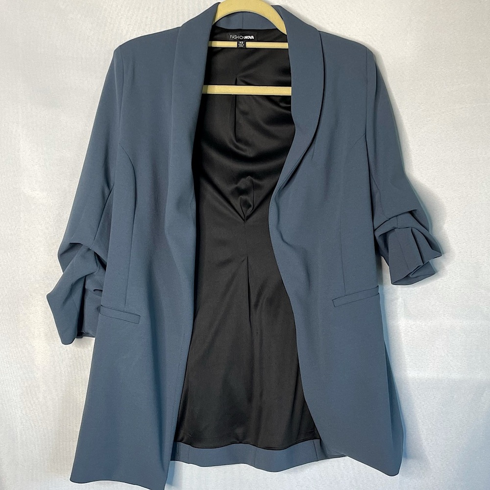 FASHION NOVA Blue Blazer